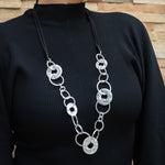 COLLAR LOLA ARGOLLAS SILVER