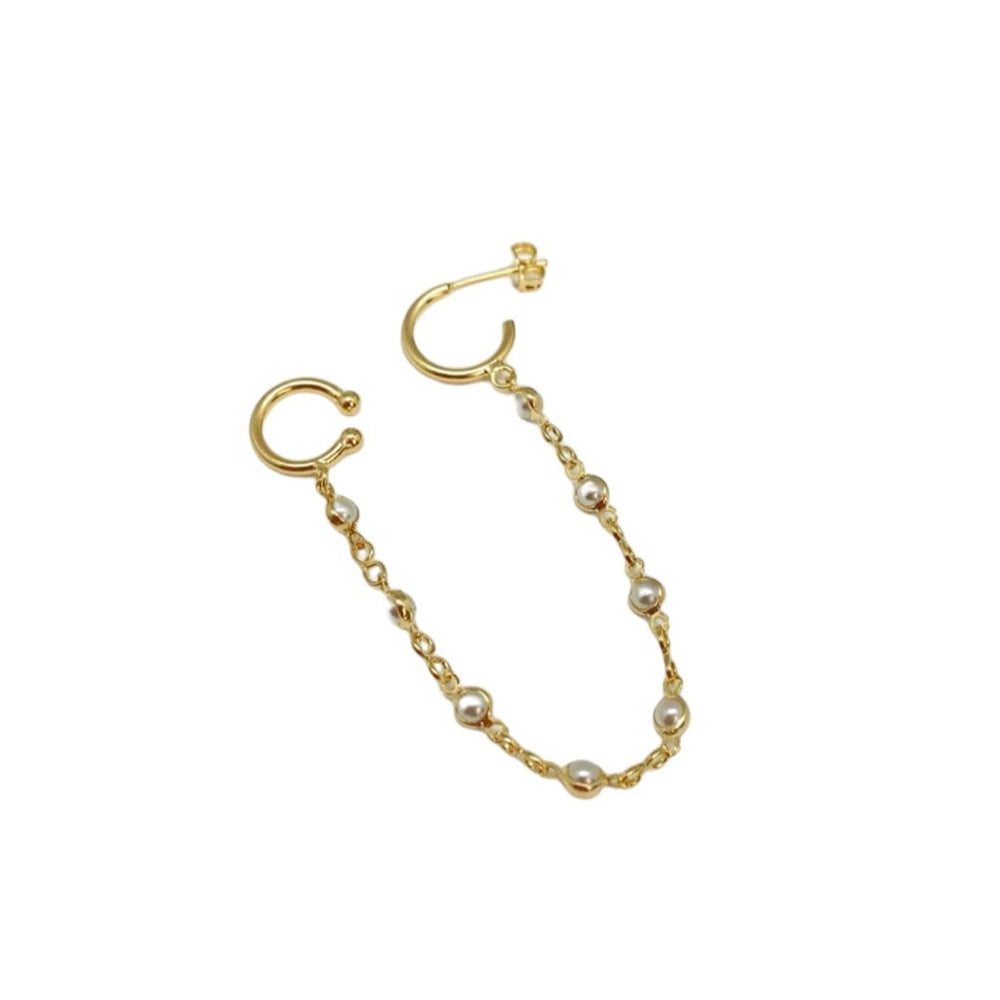 AROS PERLAS EARCUFF ORO