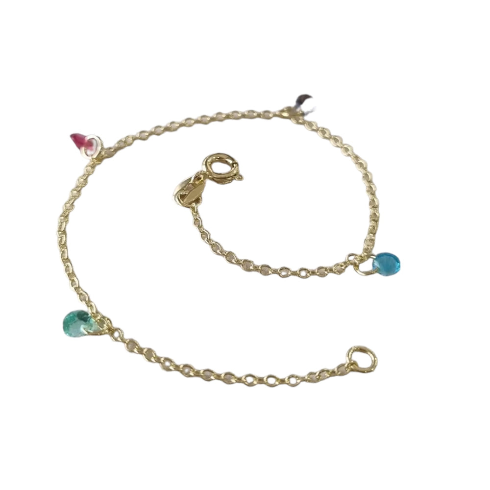 PULSERA MULTICIRCON ORO