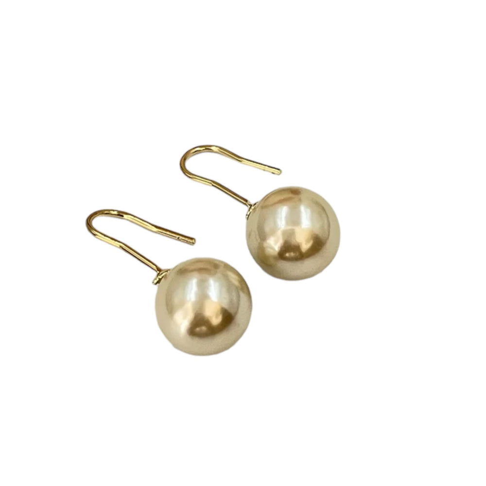 AROS PERLAS 12MM ORO