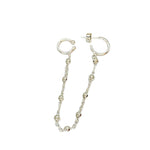 AROS PERLAS ESRCUFF PLATA