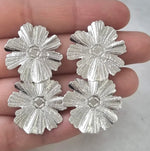 AROS FLOR DOBLE SILVER