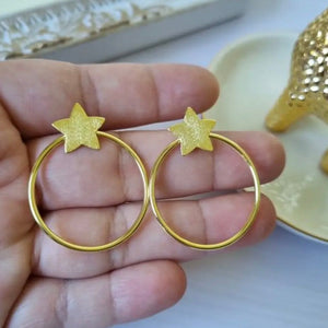 AROS ARGOLLA ESTRELLA ORO